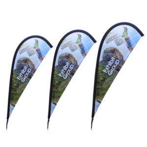 Teardrop flags